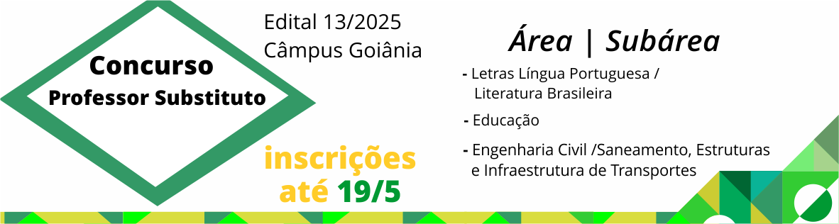 Até 19.05 - Seleção professor substituto Edital 13-2025